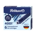Cartouche d’encre Pelikan 4001 bleu/noir 6 pièces