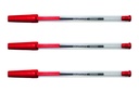 Balpen Quantore Stick rood medium