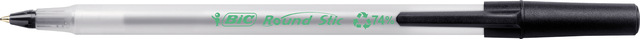 Stylo bille BIC Ecolutions Round Stic Medium noir