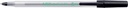 Balpen Bic Ecolutions round stic medium zwart