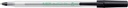 Balpen Bic Ecolutions round stic medium zwart