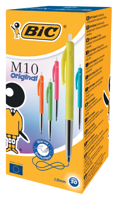 Balpen Bic M10 Colors Limited Edition medium assorti