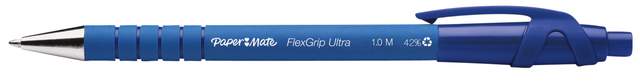 Stylo bille Paper Mate Flexgrip Ultra Medium bleu 30+6 gratuits
