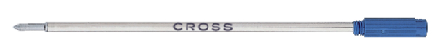 Recharge stylo bille Cross Fin bleu