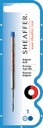 Recharge stylo bille Sheaffer 0,5mm bleu
