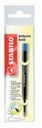 Balpenvulling STABILO standaard medium blauw blister à 1 stuk
