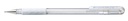 Gelschrijver Pentel K118 Grip medium wit