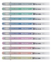 Stylo gel Sakura Gelly Roll Stardust set 12 couleurs