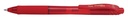 Stylo Gel Pentel BL107 EnerGel-X Medium rouge