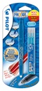 Roller PILOT FriXion Medium bleu clair blister 1 pièce + 3 recharges