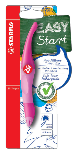 Roller STABILO EASYoriginal droitier rose clair/rose foncé