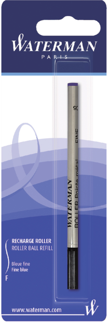 Recharge roller Waterman Fin bleu blister 1 pièce