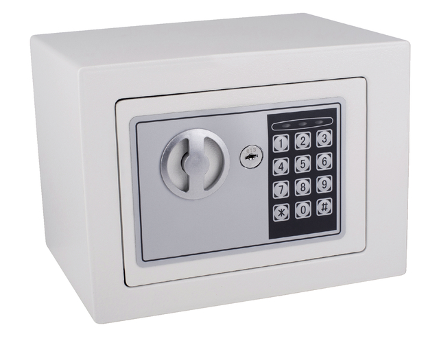Kluis Pavo mini elektronisch 230x170x170mm wit