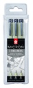 Fineliner Sakura Pigma Micron blister 3 pièces noir