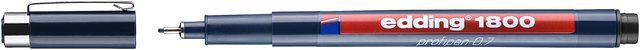 Fineliner edding 1800 0,7mm noir