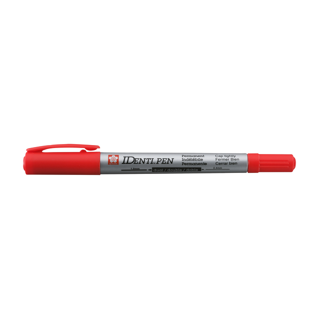 Viltstift Sakura IDenti-pen multifunctioneel rood