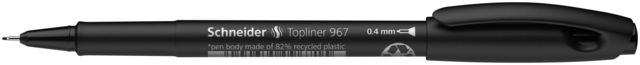 Fineliner Schneider Topliner 967 0,4mm noir