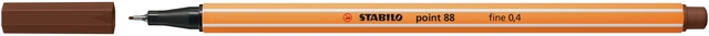 Fineliner STABILO point 88/45 Fin marron