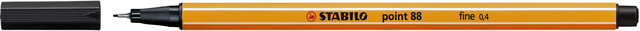 Fineliner STABILO point 88/46 Fin noir