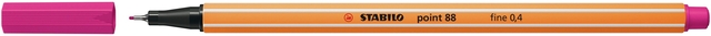 Fineliner STABILO point 88/56 Fin rouge rosé
