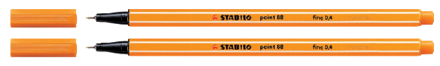 Fineliner STABILO point 88/89 Fin ocre foncé