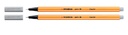 Fineliner STABILO Point 88/94 Fin gris clair
