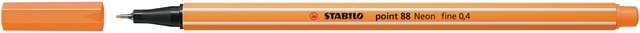 Fineliner STABILO Point 88 /054 Fin orange fluo