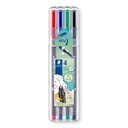 Fineliner Staedtler Triplus 334 assorti 0.3mm 4 stuks