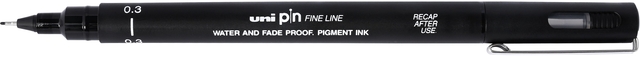 Fineliner Uni-ball Pin 0,3mm noir
