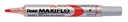 Marqueur tableau blanc Pentel Maxiflo MWL5S ogive 1mm rouge
