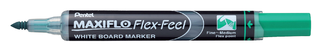 Whiteboardmarker Pentel MWL5SBF Maxiflo rond 1.5-4.5mm groen