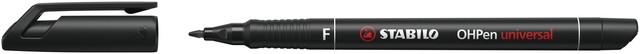 Feutre STABILO OHpen permanent 842/46 ogive Fin noir
