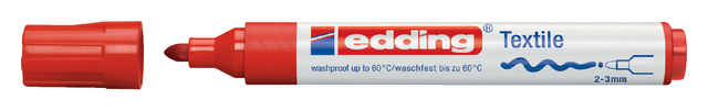 Marqueur Textile edding 4500 ogive 2-3mm rouge