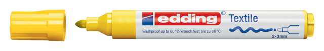 Marqueur Textile edding 4500 ogive 2-3mm jaune
