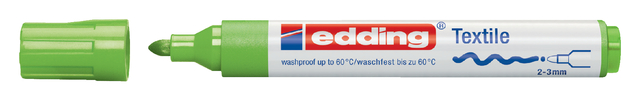 Marqueur Textile edding 4500 ogive 2-3mm vert clair