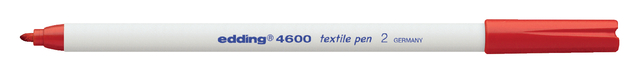 Textielmarker edding 4600 rond 1mm rood
