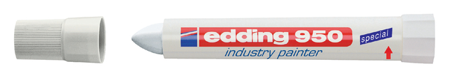 Marqueur edding 950 Industry pasta ogive 10mm blanc