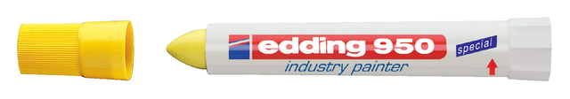 Marqueur edding 950 Industry pasta ogive 10mm jaune