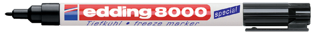 Marqueur pour Surgelés edding 8000 ogive 1mm noir