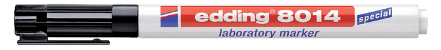 Marqueur laboratoire edding 8014 ogive 1mm noir