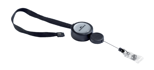 Cordon textile Durable 9229 avec enrouleur 900mm noir