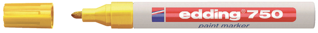 Paintmarker edding 750 op oliebasis 2-4mm geel