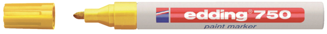 Viltstift edding 750 lakmarker rond 2-4mm geel
