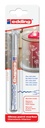 Paintmarker edding 751 op oliebasis 1-2mm zilver blister à 1 stuk