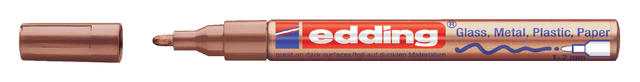 Marqueur peinture edding 751 à base d'huile 1-2mm cuivre