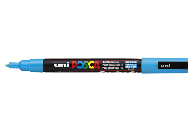 Marqueur peinture Posca PC3M Fin bleu ciel