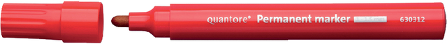 Marqueur Quantore permanent ogive 1-1,5mm rouge