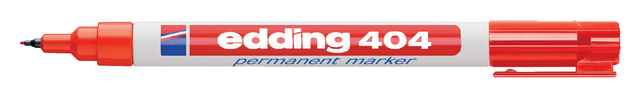 Feutre edding 404 ogive 0,75mm rouge