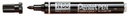 Marqueur Pentel N50 ogive 1,5-3mm noir