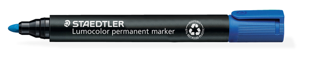 Viltstift Staedtler 352 rond blauw blauw